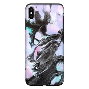 CaseCompany Pastel zwart: iPhone XS Max Tough Case