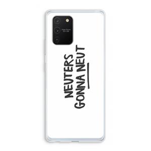 CaseCompany Neuters: Samsung Galaxy S10 Lite Transparant Hoesje