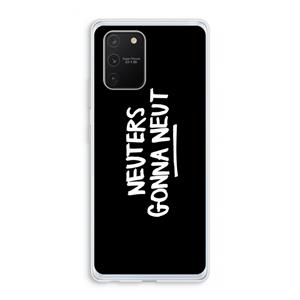 CaseCompany Neuters (zwart): Samsung Galaxy S10 Lite Transparant Hoesje