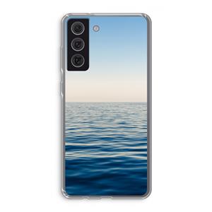 CaseCompany Water horizon: Samsung Galaxy S21 FE Transparant Hoesje