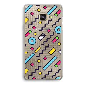 CaseCompany 8-bit N°8: Samsung A3 (2017) Transparant Hoesje