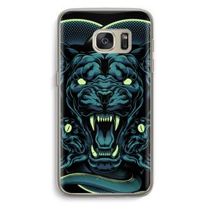 CaseCompany Cougar and Vipers: Samsung Galaxy S7 Transparant Hoesje