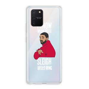 CaseCompany Sleigh Bells Ring: Samsung Galaxy S10 Lite Transparant Hoesje