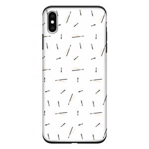 CaseCompany Hipster stripes: iPhone XS Max Tough Case