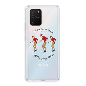 CaseCompany Jingle Ladies: Samsung Galaxy S10 Lite Transparant Hoesje