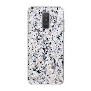 CaseCompany Gespikkelde marmer: Samsung Galaxy A6 Plus (2018) Transparant Hoesje