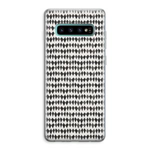 CaseCompany Crazy shapes: Samsung Galaxy S10 Plus Transparant Hoesje