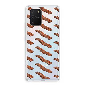 CaseCompany Bacon to my eggs #2: Samsung Galaxy S10 Lite Transparant Hoesje