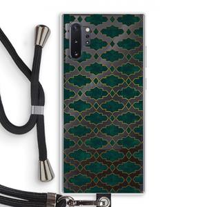 CaseCompany Moroccan tiles: Samsung Galaxy Note 10 Plus Transparant Hoesje met koord