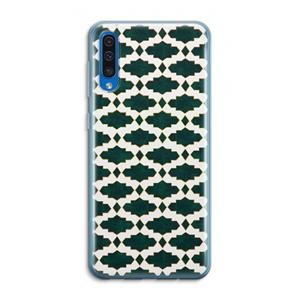 CaseCompany Moroccan tiles: Samsung Galaxy A50 Transparant Hoesje