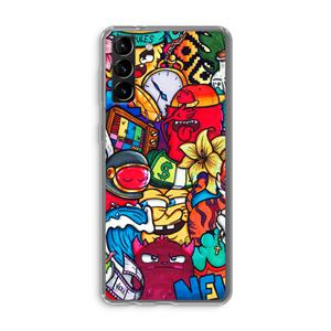 CaseCompany No Rules: Samsung Galaxy S21 Plus Transparant Hoesje