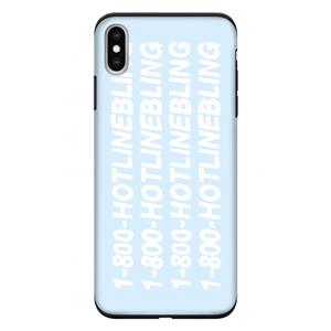 CaseCompany Hotline bling blue: iPhone XS Max Tough Case