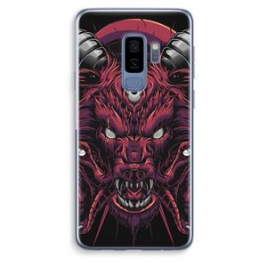 CaseCompany Hell Hound and Serpents: Samsung Galaxy S9 Plus Transparant Hoesje