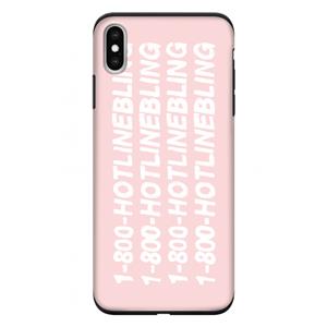 CaseCompany Hotline bling pink: iPhone XS Max Tough Case