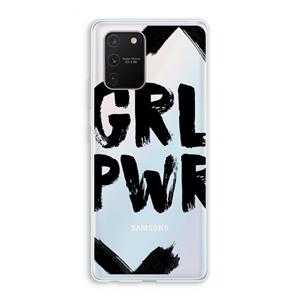 CaseCompany Girl Power #2: Samsung Galaxy S10 Lite Transparant Hoesje