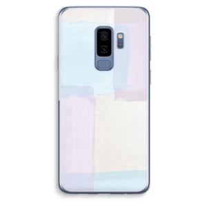 CaseCompany Square pastel: Samsung Galaxy S9 Plus Transparant Hoesje