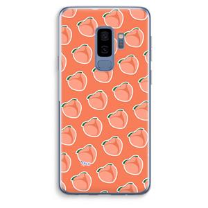 CaseCompany Just peachy: Samsung Galaxy S9 Plus Transparant Hoesje