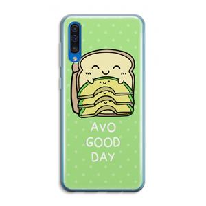 CaseCompany Avo Good Day: Samsung Galaxy A50 Transparant Hoesje