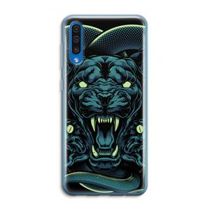 CaseCompany Cougar and Vipers: Samsung Galaxy A50 Transparant Hoesje