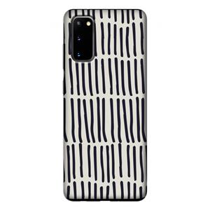 CaseCompany Moroccan stripes: Samsung Galaxy S20 Tough Case