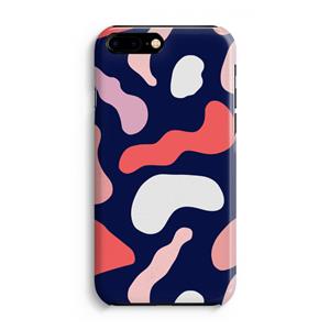 CaseCompany Memphis Shapes Pink: Volledig Geprint iPhone 7 Plus Hoesje