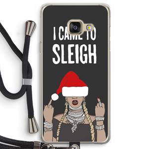 CaseCompany Came To Sleigh: Samsung Galaxy A3 (2016) Transparant Hoesje met koord
