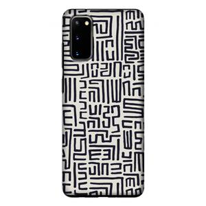 CaseCompany Moroccan Print: Samsung Galaxy S20 Tough Case