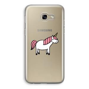 CaseCompany Eenhoorn: Samsung Galaxy A5 (2017) Transparant Hoesje