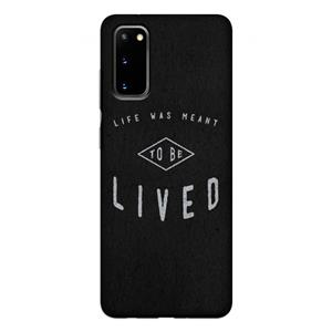 CaseCompany To be lived: Samsung Galaxy S20 Tough Case