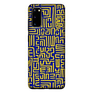 CaseCompany Majorelle Blue Print: Samsung Galaxy S20 Tough Case