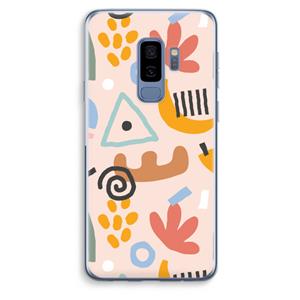 CaseCompany Abstract: Samsung Galaxy S9 Plus Transparant Hoesje