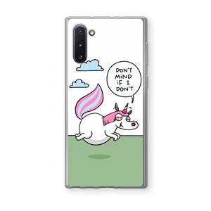 CaseCompany Unicorn: Samsung Galaxy Note 10 Transparant Hoesje