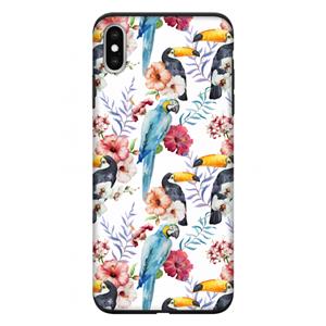 CaseCompany Bloemen tukan: iPhone XS Max Tough Case