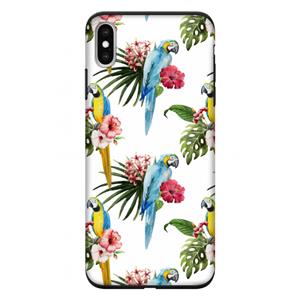 CaseCompany Kleurrijke papegaaien: iPhone XS Max Tough Case