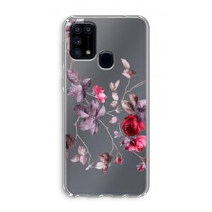 CaseCompany Mooie bloemen: Samsung Galaxy M31 Transparant Hoesje