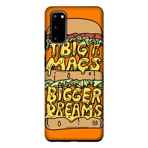 CaseCompany Big Macs Bigger Dreams: Samsung Galaxy S20 Tough Case