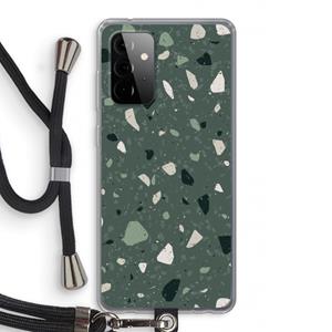 CaseCompany Terrazzo N°19: Samsung Galaxy A72 5G Transparant Hoesje met koord