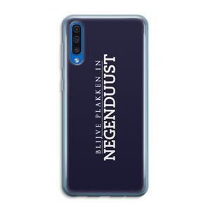 CaseCompany Blijve plakken in Negenduust: Samsung Galaxy A50 Transparant Hoesje