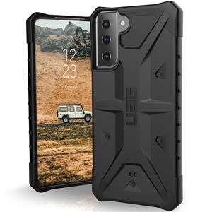 Urban Armor Gear UAG - Pathfinder backcover hoes - Samsung Galaxy S21 Plus - Zwart + Lunso Tempered Glass