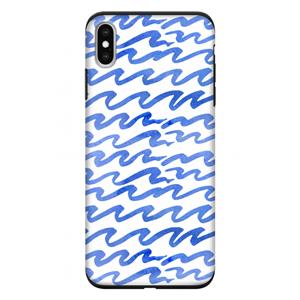 CaseCompany Blauwe golven: iPhone XS Max Tough Case