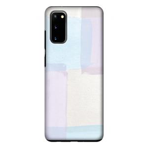 CaseCompany Square pastel: Samsung Galaxy S20 Tough Case