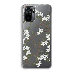 CaseCompany Blossoming spring: Xiaomi Redmi Note 10 Pro Transparant Hoesje