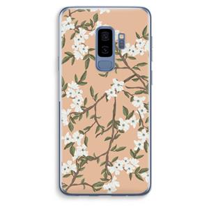 CaseCompany Blossoming spring: Samsung Galaxy S9 Plus Transparant Hoesje