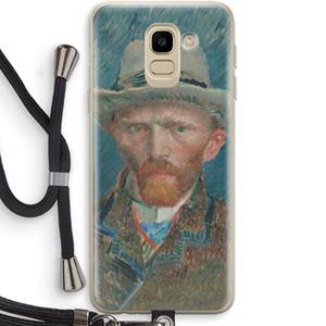 CaseCompany Van Gogh: Samsung Galaxy J6 (2018) Transparant Hoesje met koord