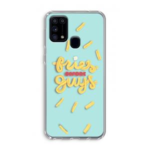CaseCompany Always fries: Samsung Galaxy M31 Transparant Hoesje