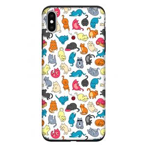 CaseCompany Kleurrijke katten: iPhone XS Max Tough Case