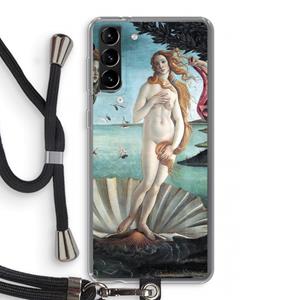 CaseCompany Birth Of Venus: Samsung Galaxy S21 Plus Transparant Hoesje met koord