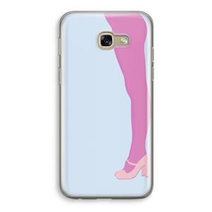 CaseCompany Pink panty: Samsung Galaxy A5 (2017) Transparant Hoesje