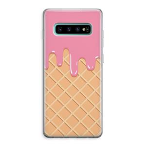 CaseCompany Ice cream: Samsung Galaxy S10 Plus Transparant Hoesje