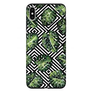 CaseCompany Geometrische jungle: iPhone XS Max Tough Case